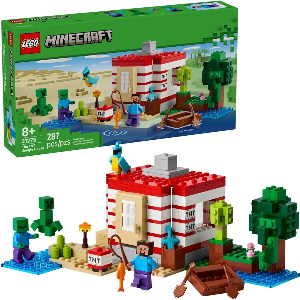Lego Minecraft A Casa de Dinamite na Selva - Lego