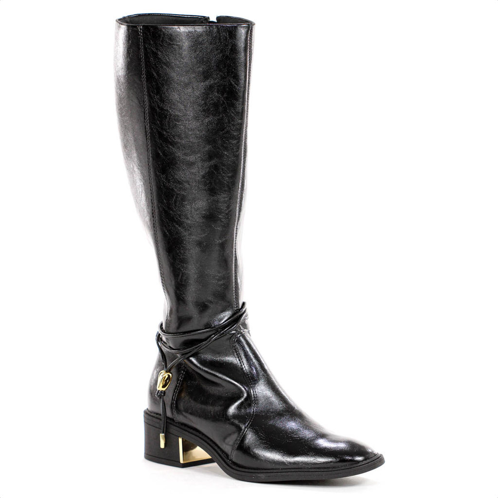 Bota Ramarim Cano Longo Elegance Preto - Feminino