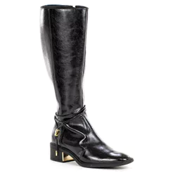Bota Ramarim Cano Longo Elegance Preto - Feminino