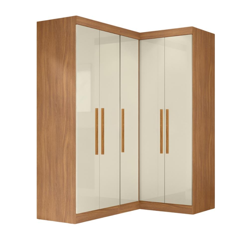 Quarto Modulado de Canto Madrid com 5 Portas Maxel
