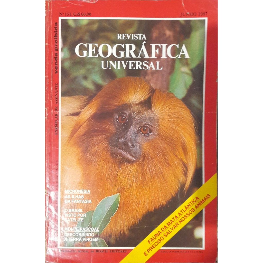 Revista Geográfica Universal nº 151 Junho 1987 de Bloch 8000699