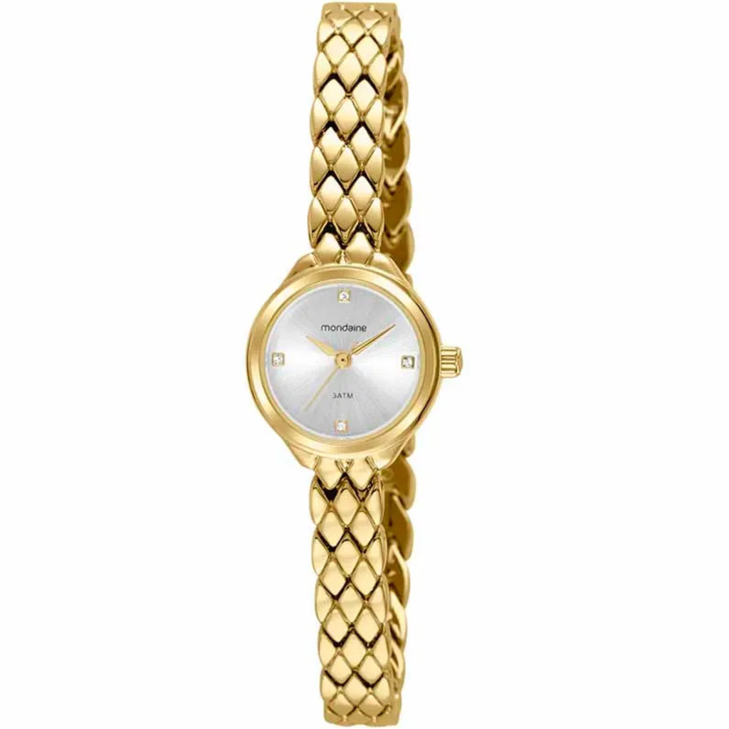 RELÓGIO MONDAINE FEMININO MINI DOURADO 99614LPMVDM1
