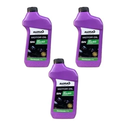 Kit 3 óleos Motor 5w40 Sintético Radnaq Sn 1l Cada