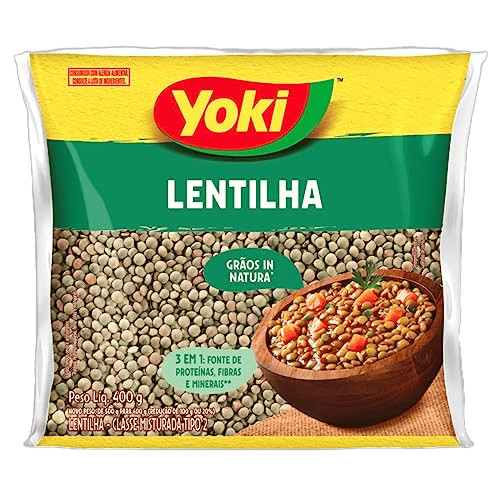 Lentilha Tipo 2 Yoki Pacote 400G