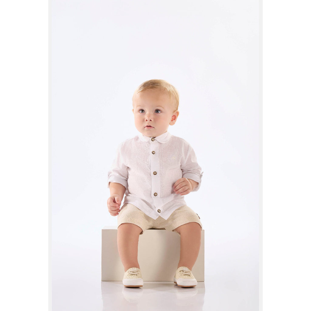 Camisa Social para Bebê Menino Up Baby