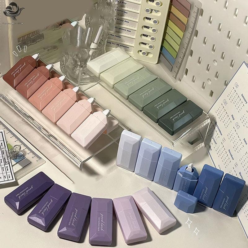 PFG 6 Pçs/set Gradiente Cor Série Fita Corretiva Ins Coreano Criativo Sólida Escola Papelaria Estudante FG