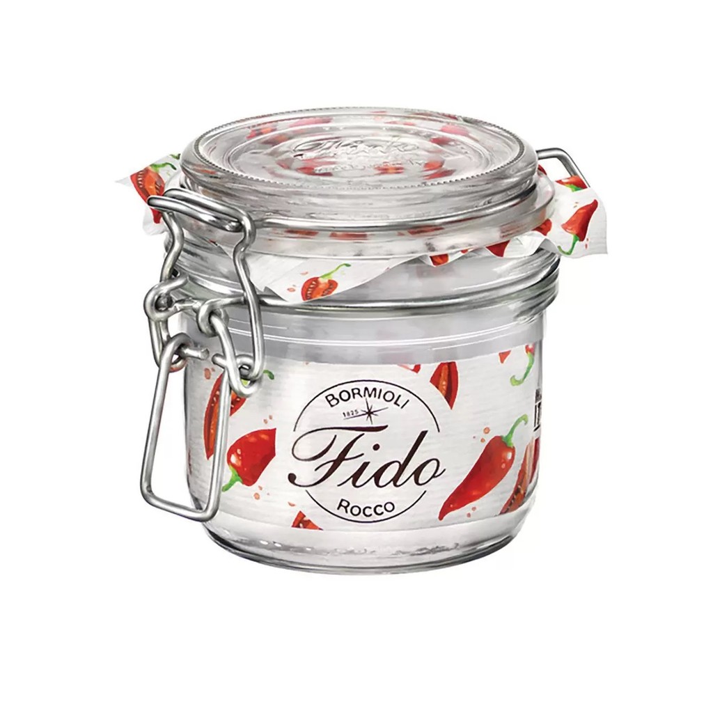 Pote de Vidro Hermético FIDO Terrina 200 ml Ø 83 mm Multiuso