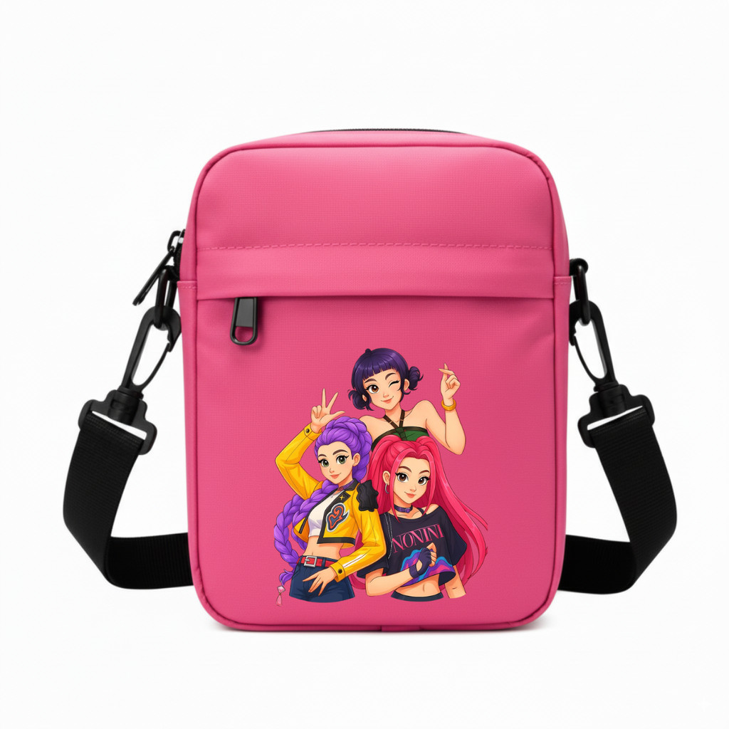 Bolsa Huntrix Transversal Shoulder Bag Guerreiras do K-Pop em Oferta na Shopee