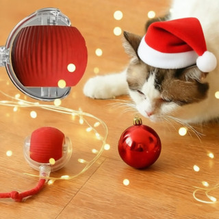 kit 5 ou kit 10 Brinquedos Inteligentes Para Gatos Bola De Rolamento Automática Cauda Falsa Recarregável Elétrico em Oferta na Shopee