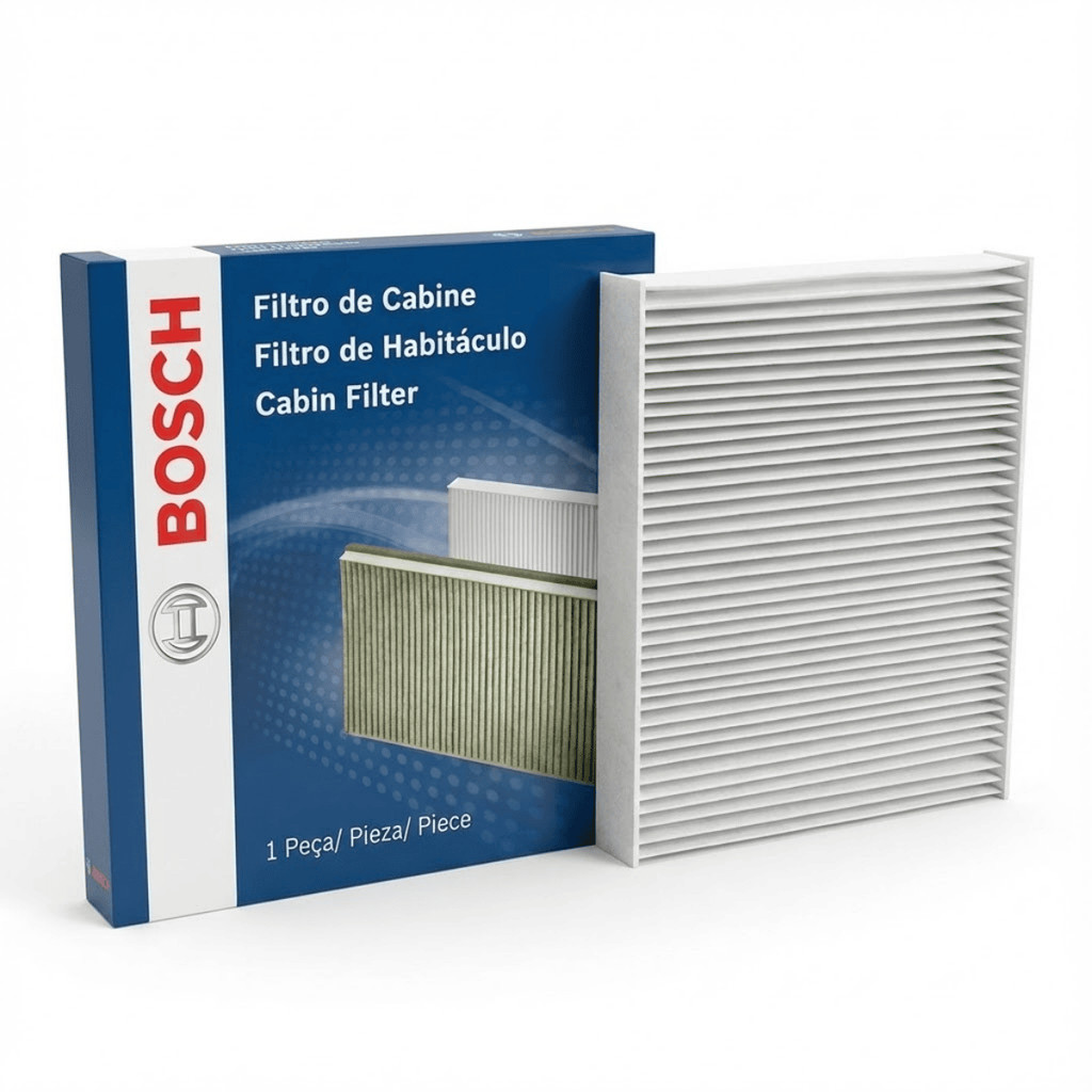 Imagem Filtro Cabine Original Bosch 0986BF8587 (BF0587) Onix Prisma Cobalt Spin Cruze Tracker