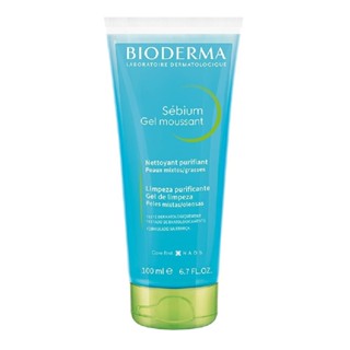 Gel Moussant Bioderma Sébium Limpeza Antioleosidade De Alta Tolerância Pump 100ml em Oferta na Shopee