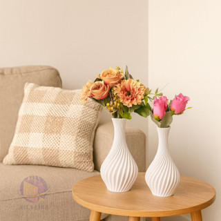 Kit 2 Vasos Decorativos em Espiral - Varias Cores em Oferta na Shopee