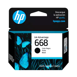 Cartucho HP 668 Original 7FP37VL Preto p/Deskjet 2975