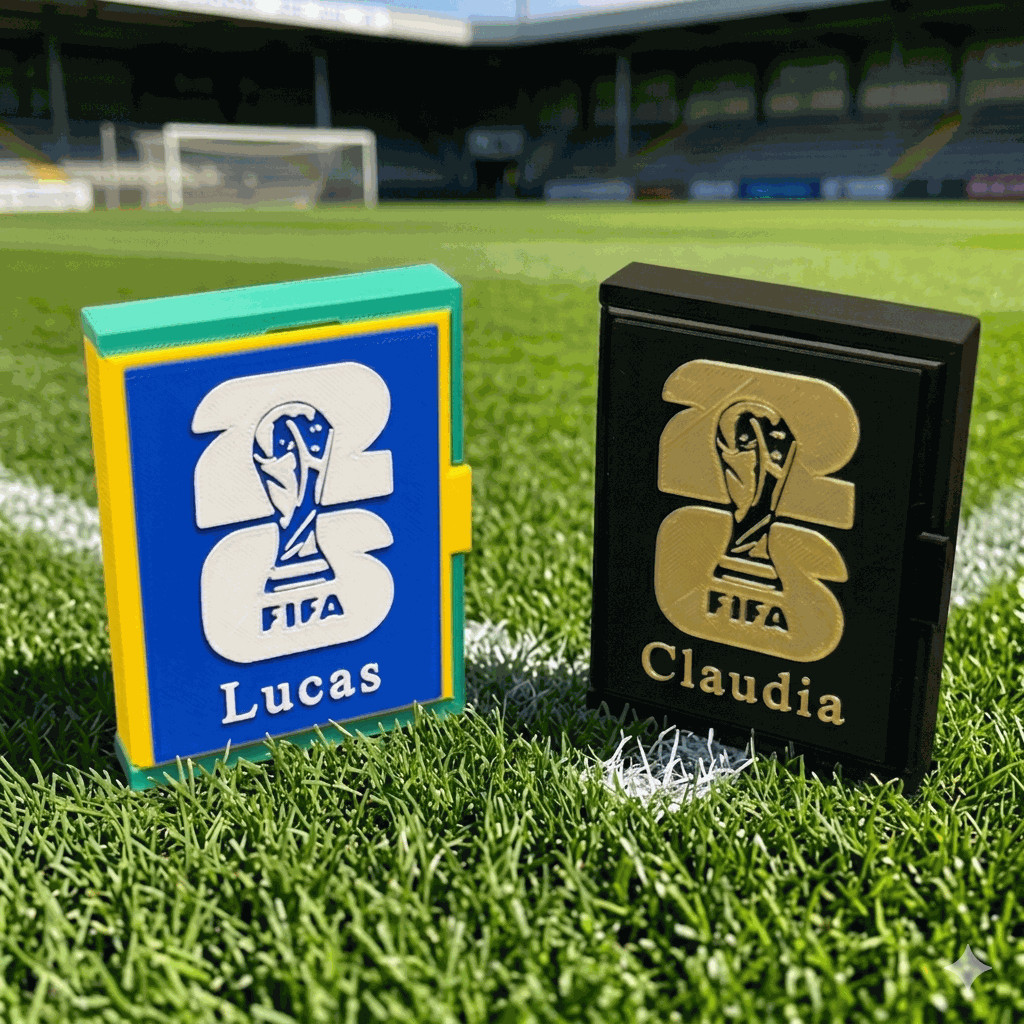 Porta Figurinhas Copa do Mundo 2026 Personalizado Com Seu Nome Estojo Organizador Álbum FIFA