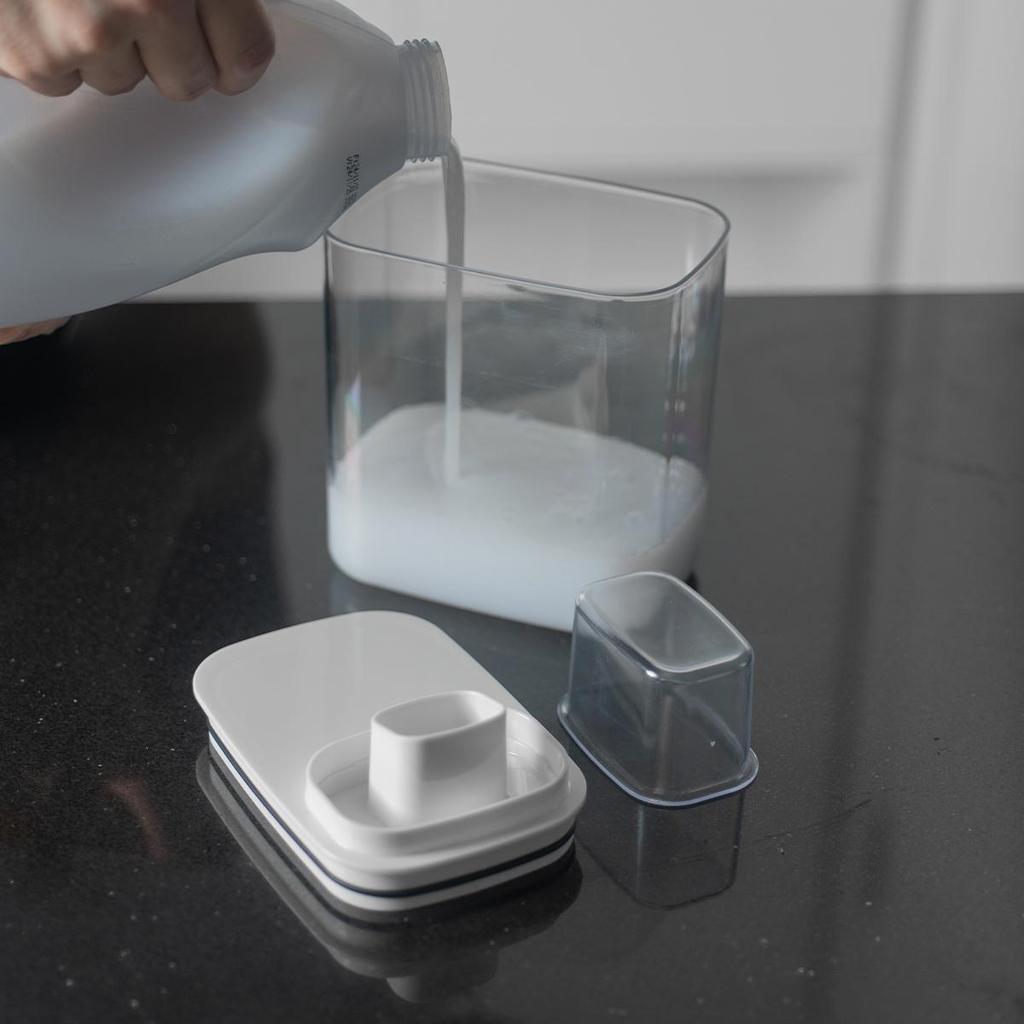 Kit Para Lavanderia 7 Peças Cesto Organizador 16L, Dispenser Sabão 1,5L e Borrifador 500ml - Ou · foto 2