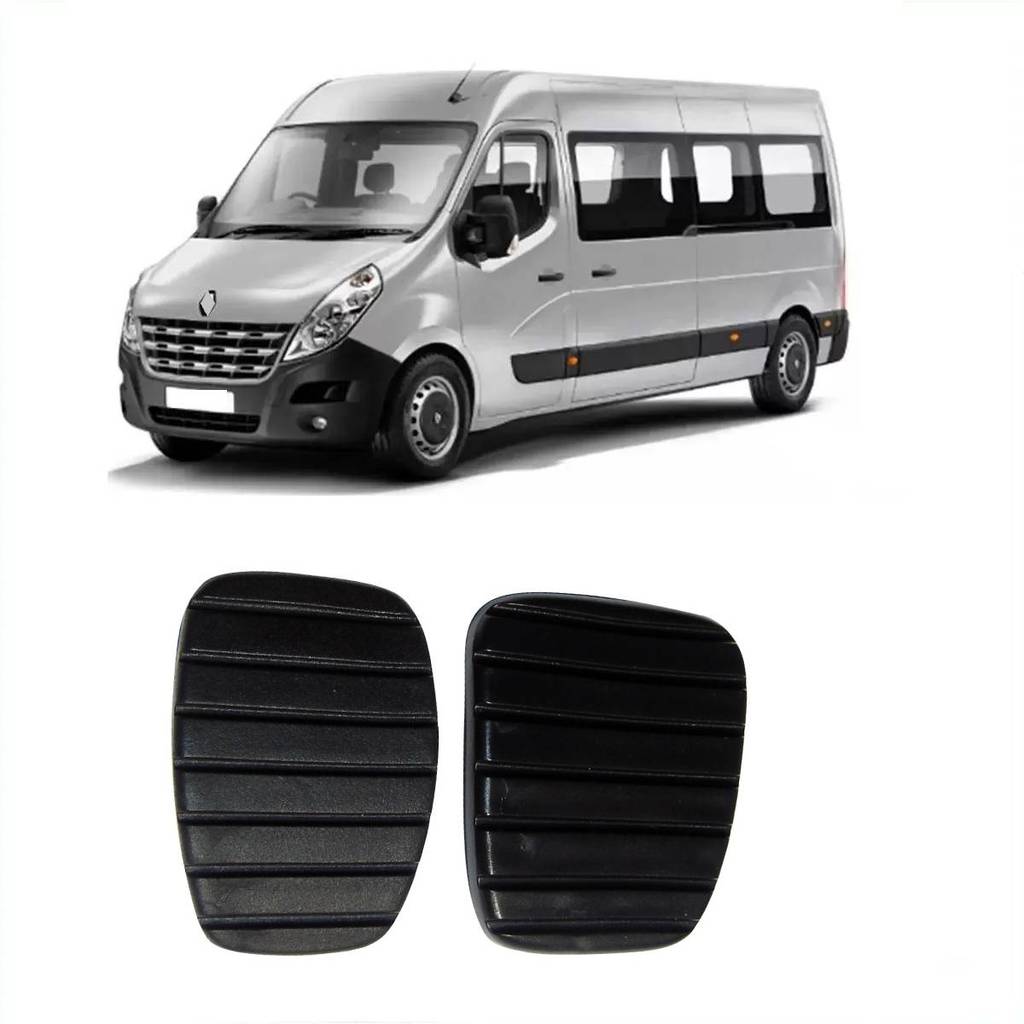 KIT JOGO CAPAS PEDAL FREIO EMBREAGEM RENAULT MASTER APOS 2014
