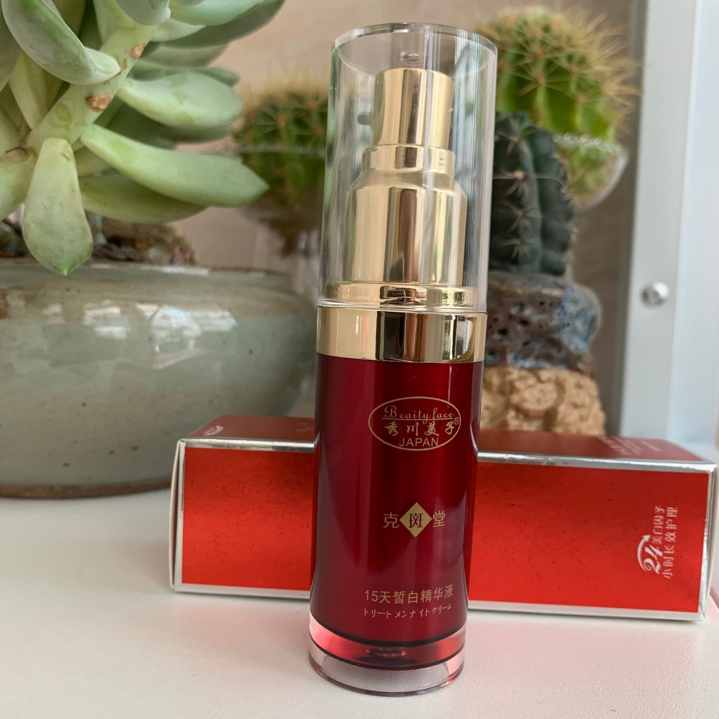 Xiuchuan Meizi Kebantang 15 Dias Essência Branqueadora 30ml Hidratante Hidratante Iluminando Essência de Tom de Pele