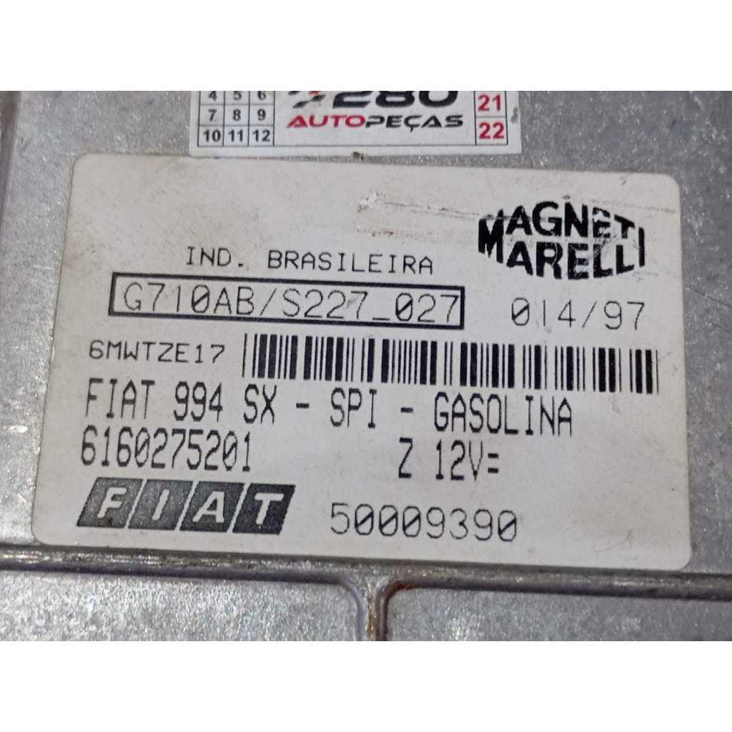 Módulo Injeção Fiat Uno 1.0 8v 1996 2002 6160275201