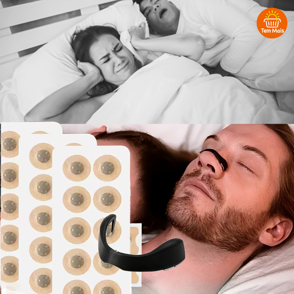 Expansor Nasal de Uso Noturno para Respiração Mais Tranquila