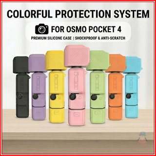 Capa De Silicone Para DJI Osmo Pocket 4 5 Em 1 Protetora Completa Antiarranhões À Prova De Choque Gimbal Camera Shell Po