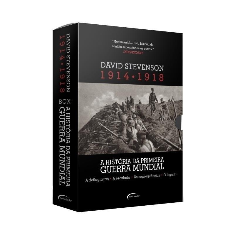 BOX - 1914 - 1918 -  A HISTORIA DA PRIMEIRA GUERRA MUNDIAL - VOL 4 autor SAVID STVENSON