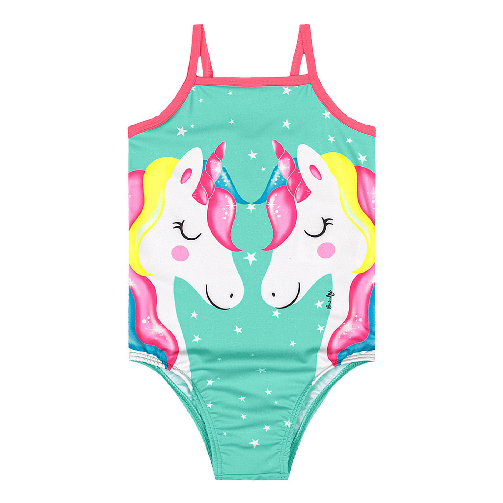 Maiô Infantil em Malha UV DRY Quimby em Oferta na Shopee