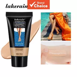 Lakerain Flawless Legs Maquiagem Corretivo - À prova d'água, cobre tatuagens, tom uniforme, bronzeamento, perfeito para