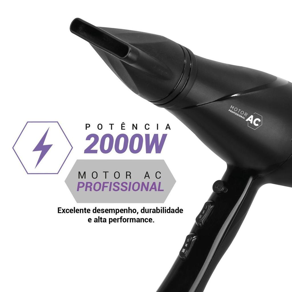 Detalhes do Secador de Cabelo Philco 2000W Motor Profissional PSC3050
