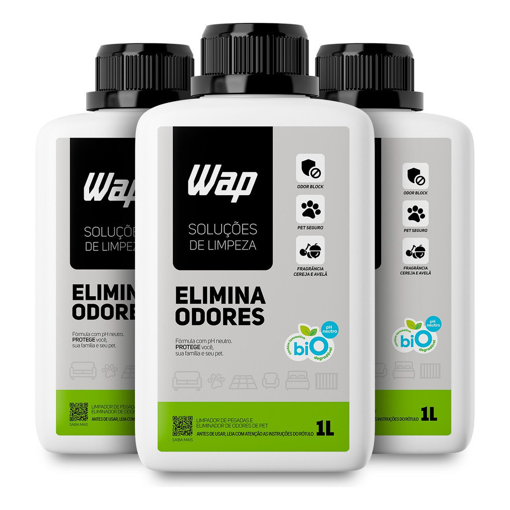 Eliminador De Odores E Pegadas Pets Odor Block 1 L Wap Geral
