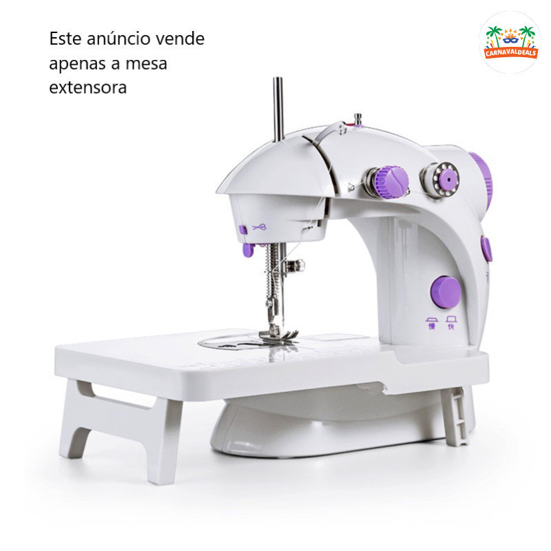 Mini Mesa Extensora para Mini Máquina de Costura Mesa de Costura com Espaço para Ferramentas