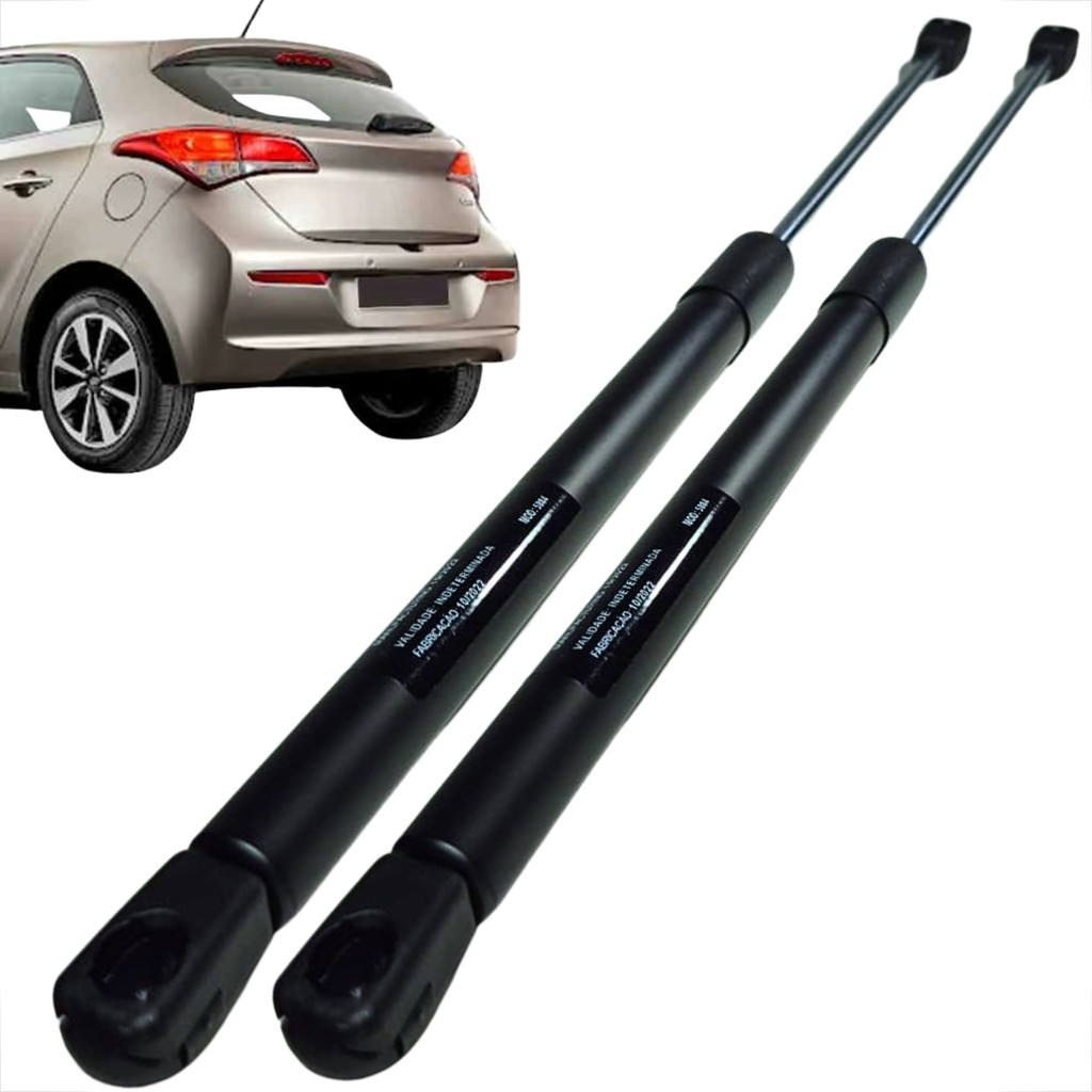 PAR AMORTECEDOR PNEUMATICO PORTA MALA TAMPA TRASEIRA TUCSON HB20 HATCH 2012 REFORÇADO