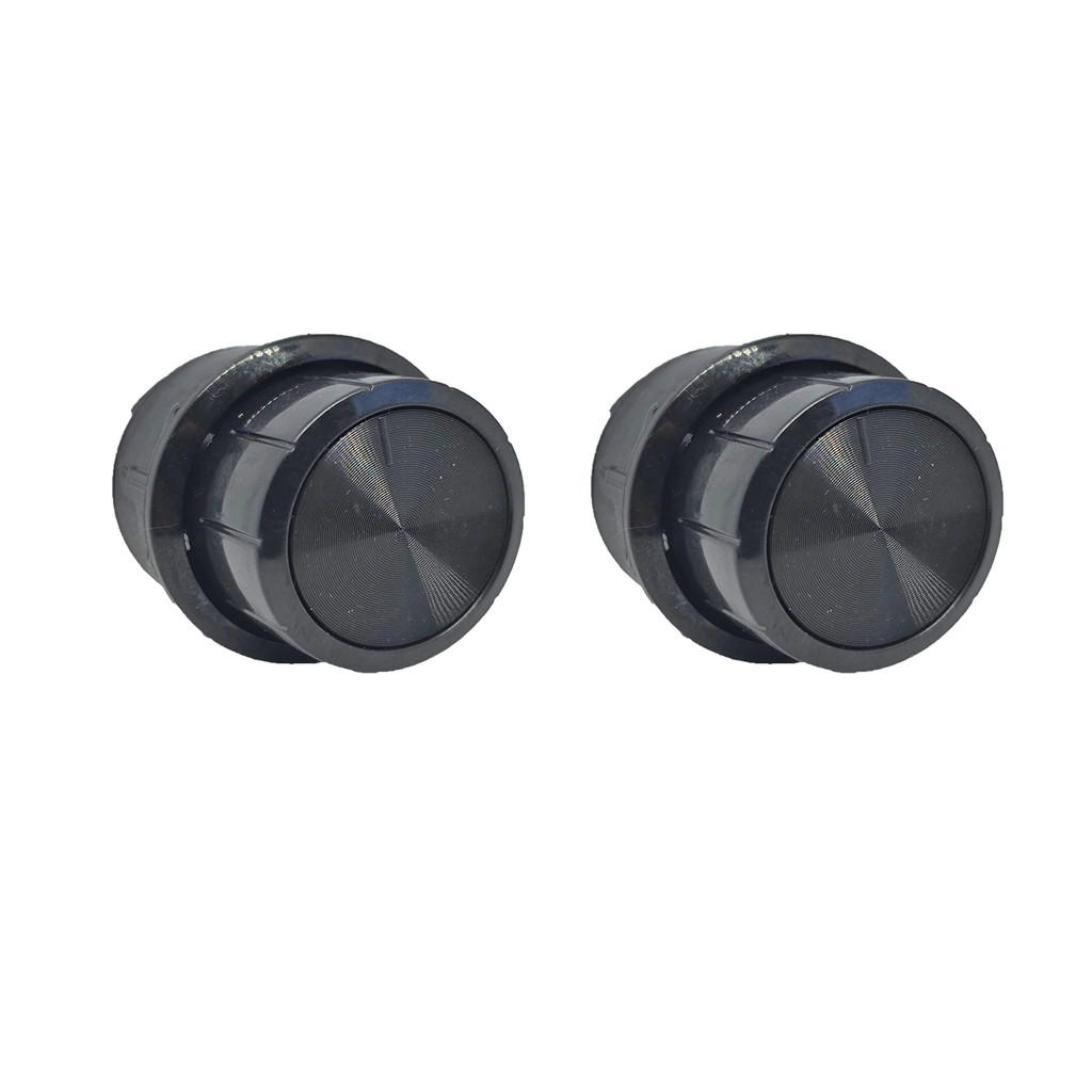 Botão Manipulo Fogão Bosch Continental Preto Kit 2 Und