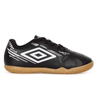 Chuteira Umbro Futsal Brave Jr Preto e Branco - Juvenil em Oferta na Shopee