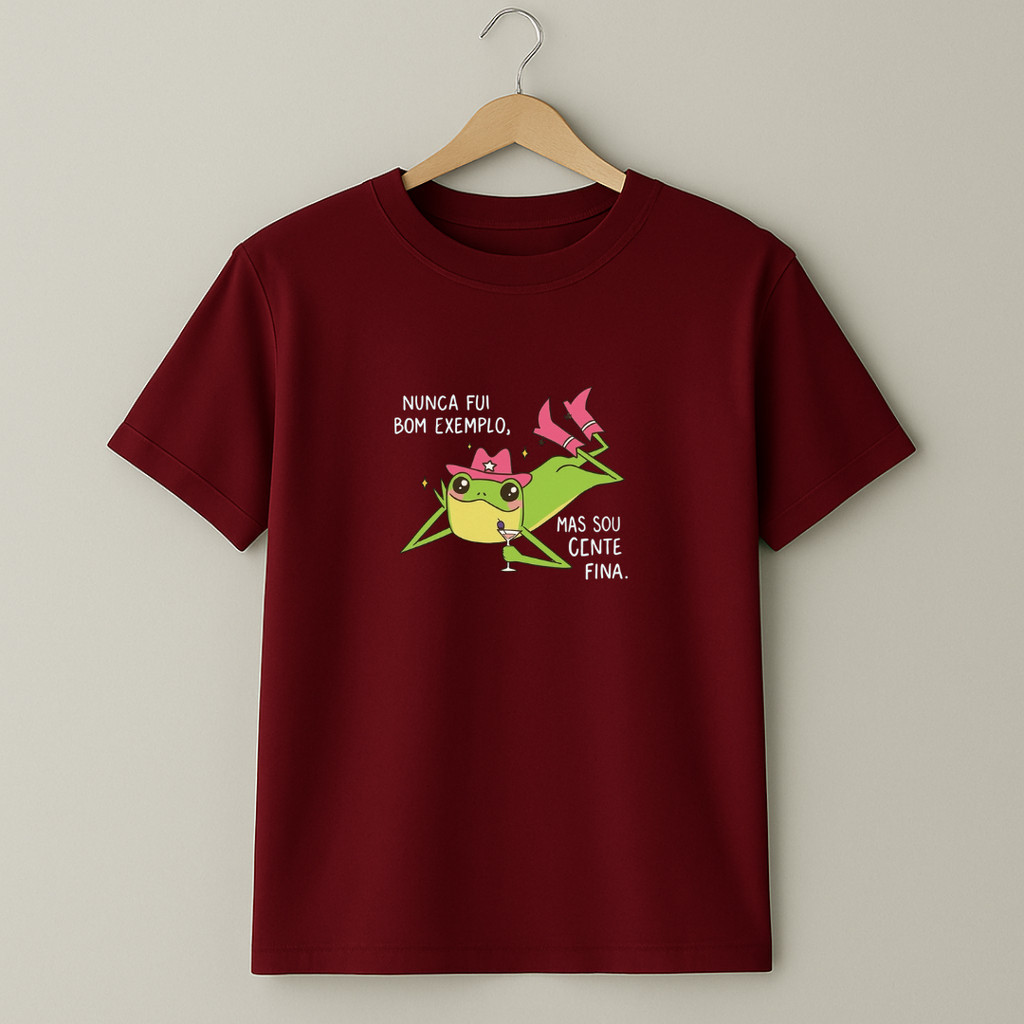 Camiseta Meme Sapinho Fofo Camisa Sou Gente Fina Academia Unissex Streetwear Básica Estampada 100% Algodão Promoção 03