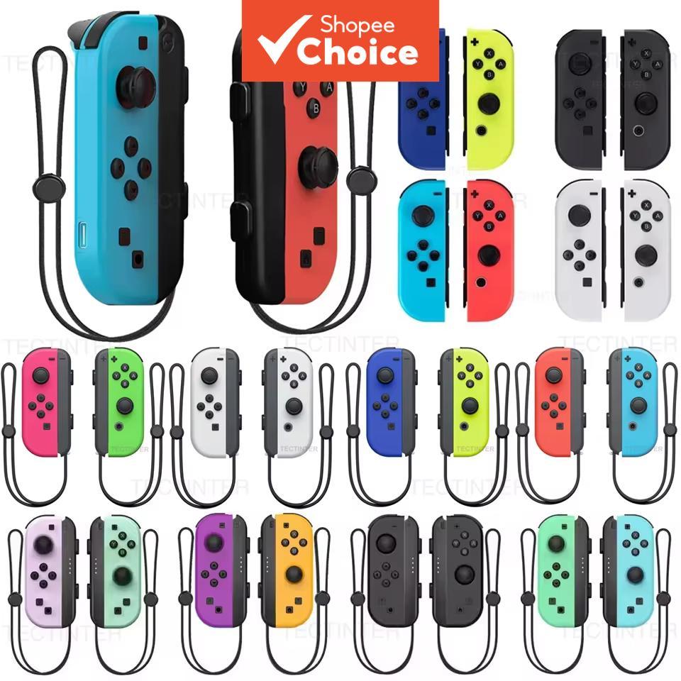  Controlador sem fio para Nintendo Switch, Joycon para console NS Switch/Lite/OLED, controle com vibração dupla