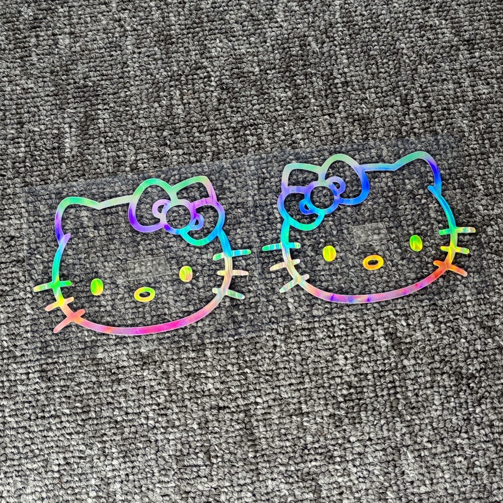 Hello Kitty Bonito Rosa Adorável Decalques Adesivos De Carro Para Tampa Do Tanque De Combustível Janela Motocicleta Lapt