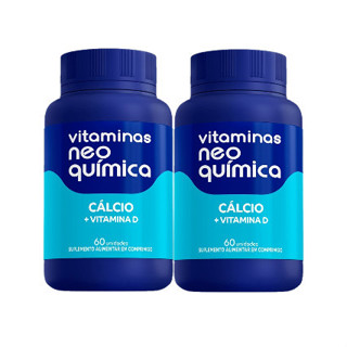 Kit 2x Vitamina Cálcio+Vitamina D 60 Comp - Neo Química em Oferta na Shopee