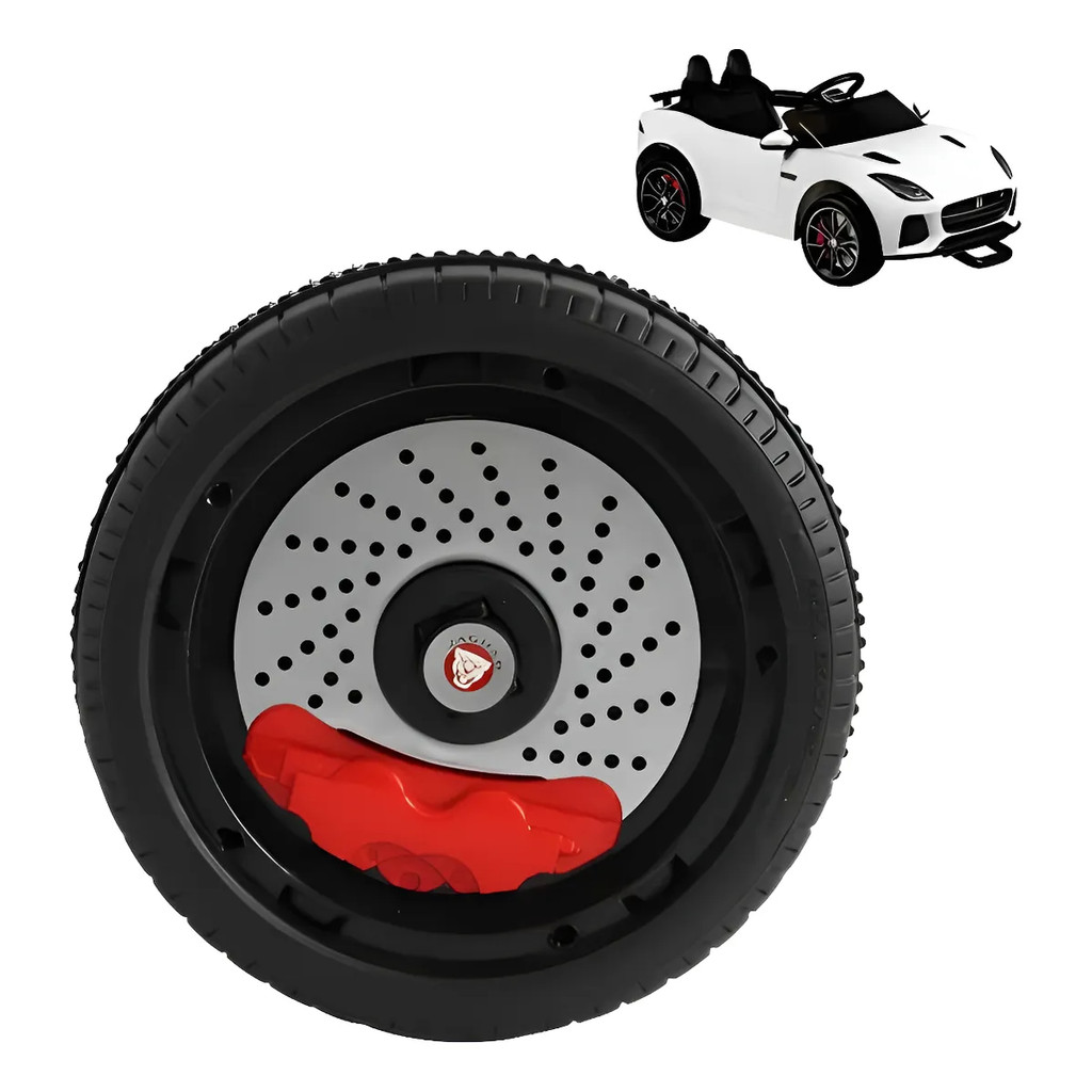 RODA TRASEIRA CARRO ELÉTRICO JAGUAR ORIGINAL BANDEIRANTE