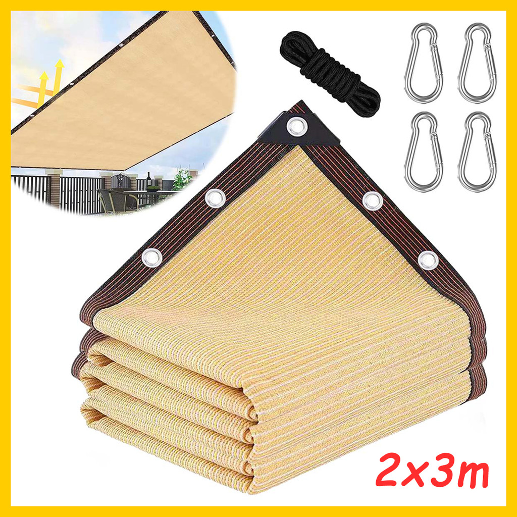 Toldo externo 3x2m, adequado para estufas, plantas de pérgola, toldos, redes de guarda-sol