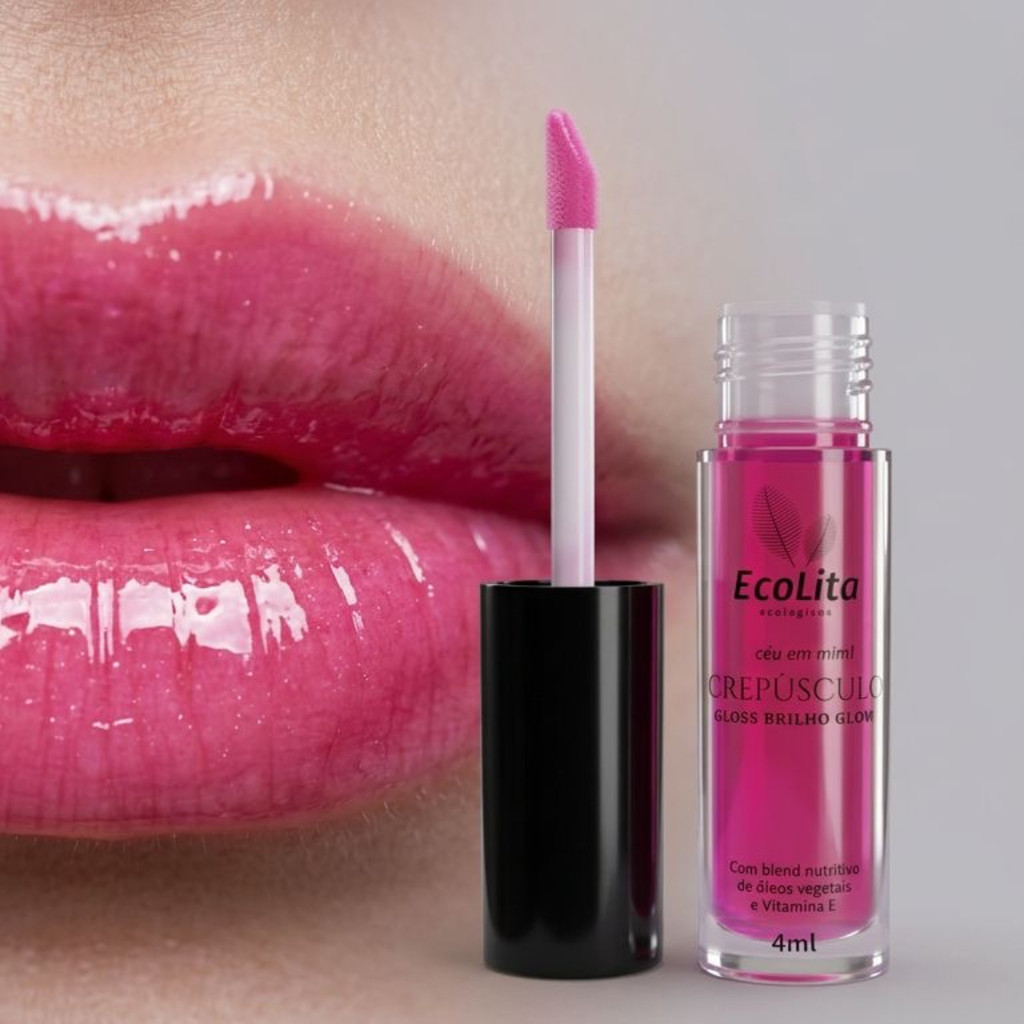 Gloss Brilho Glow | Céu em Mim! | Gloss Vegano com Glow Intenso e Hidratação Natural