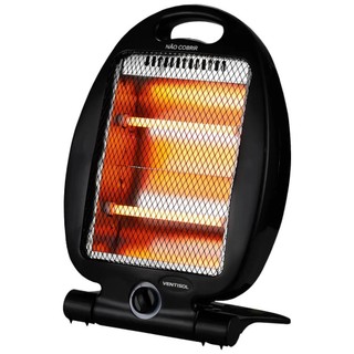 Aquecedor elétrico 800W quartzo 2 em 1 com 2 níveis de aquecimento AQ02I - Ventisol