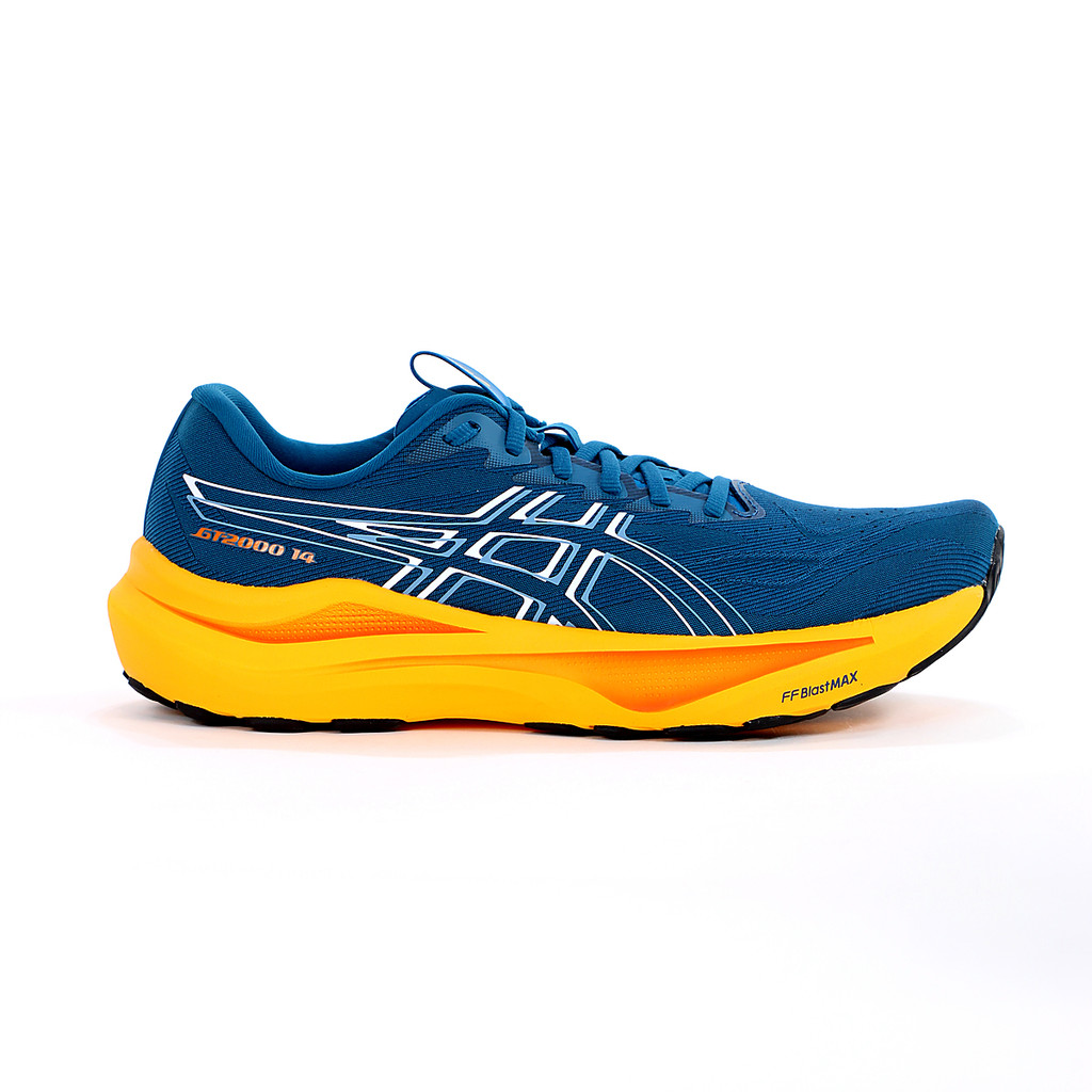 Tênis Asics GT-2000 14 Azul Petróleo e Laranja - Masculino