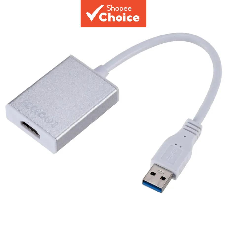 Adaptador de vídeo USB 3.0 para HDMI compatível 1080P, multi-display, para PC, laptop, projetor, placa gráfica externa