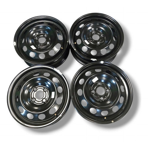 Jogo Roda Ferro R15 Toyota Yaris Etios 2019 2021 2023 2025 Preto