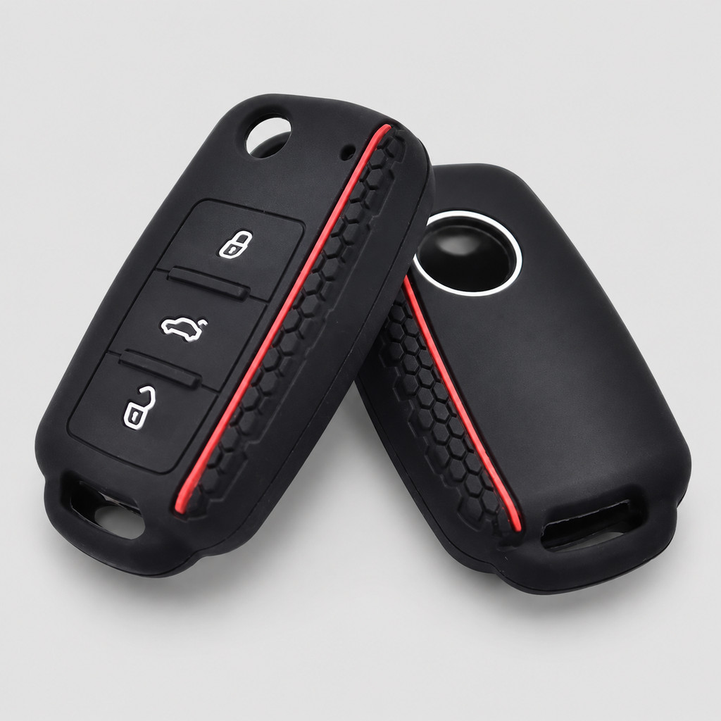 Capa Protetora Silicone Premium Chave Canivete Volkswagen Vw FOX JETTA Up SPACE FOX CROSS FOX GOL GOLF MK6 GOLF MK5