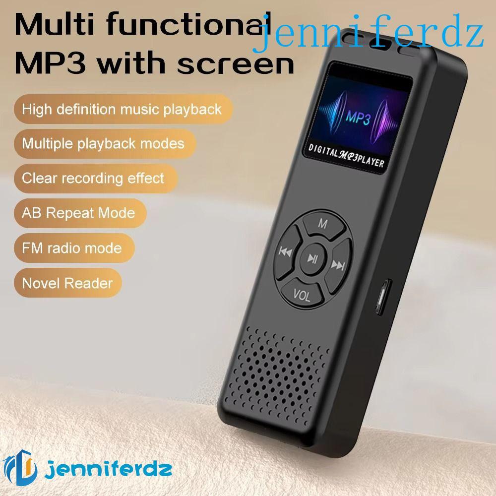 Leitor De Música MP3 AJENNIFER , Alto-Falante Embutido MP3 De Estudante De Tira Longa , Simples Com Botões Mini Reprodut