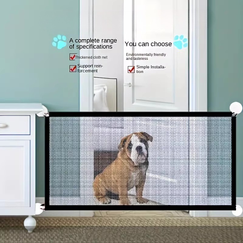 Cerca do cão de estimação interior pequeno médio grande cão doméstico Anti-gato porta cerca bloco porta cerca protetora