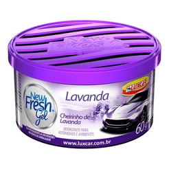 Odorizante Automotivo New Fresh Gel Luxcar Cheirinho Lavanda