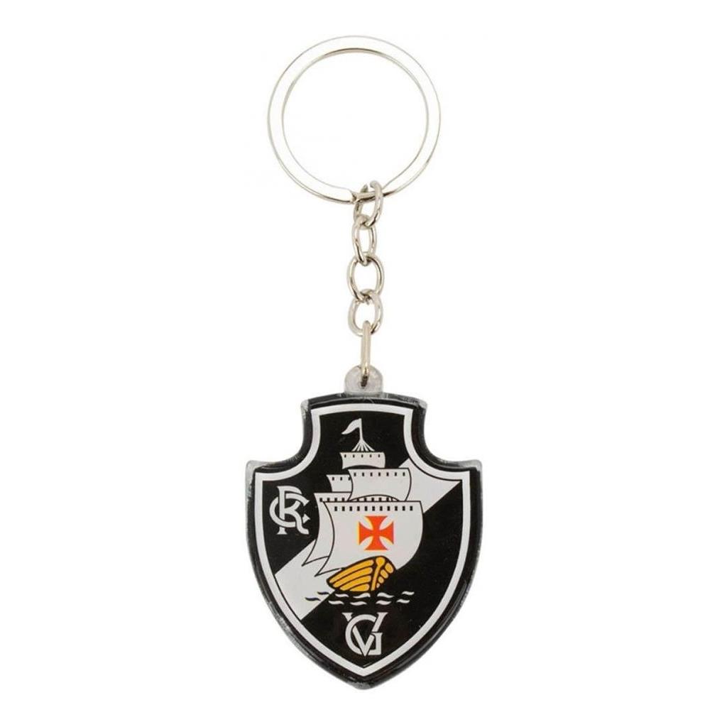 Chaveiro Escudo Time Acrílico 5cm - Vasco