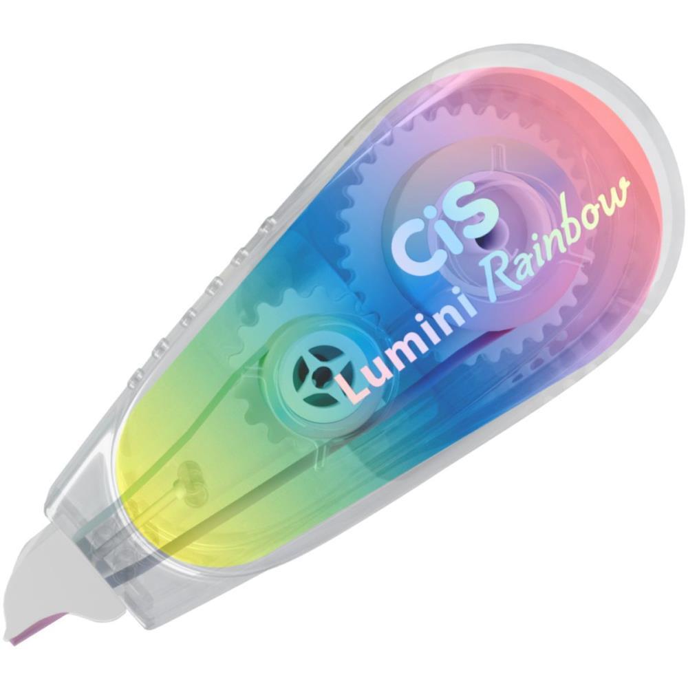 Caneta Marca Texto CIS Lumini Rainbow Fita 5MMX3M Blister em Oferta na Shopee
